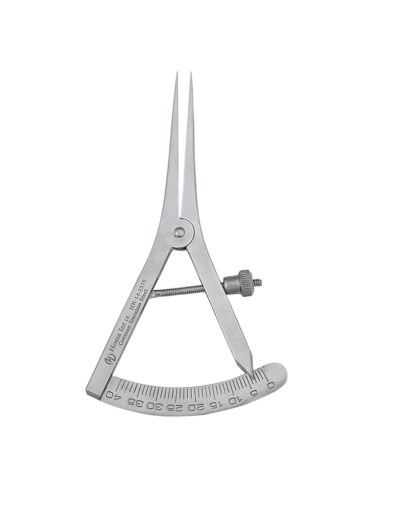松風　Dental Caliper 補綴用計測器 Dental Caliper Implant Castroviejo Bone Caliper Curved